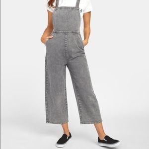 RVCA Crystal Denim Overalls